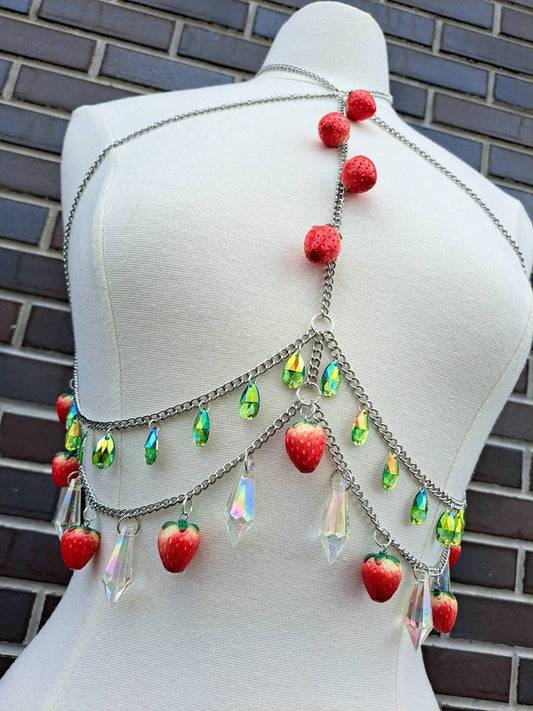 Custom Strawberry Body chain