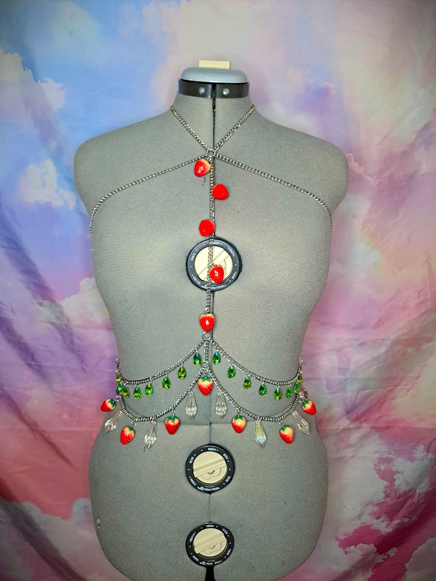 Custom Strawberry Body chain