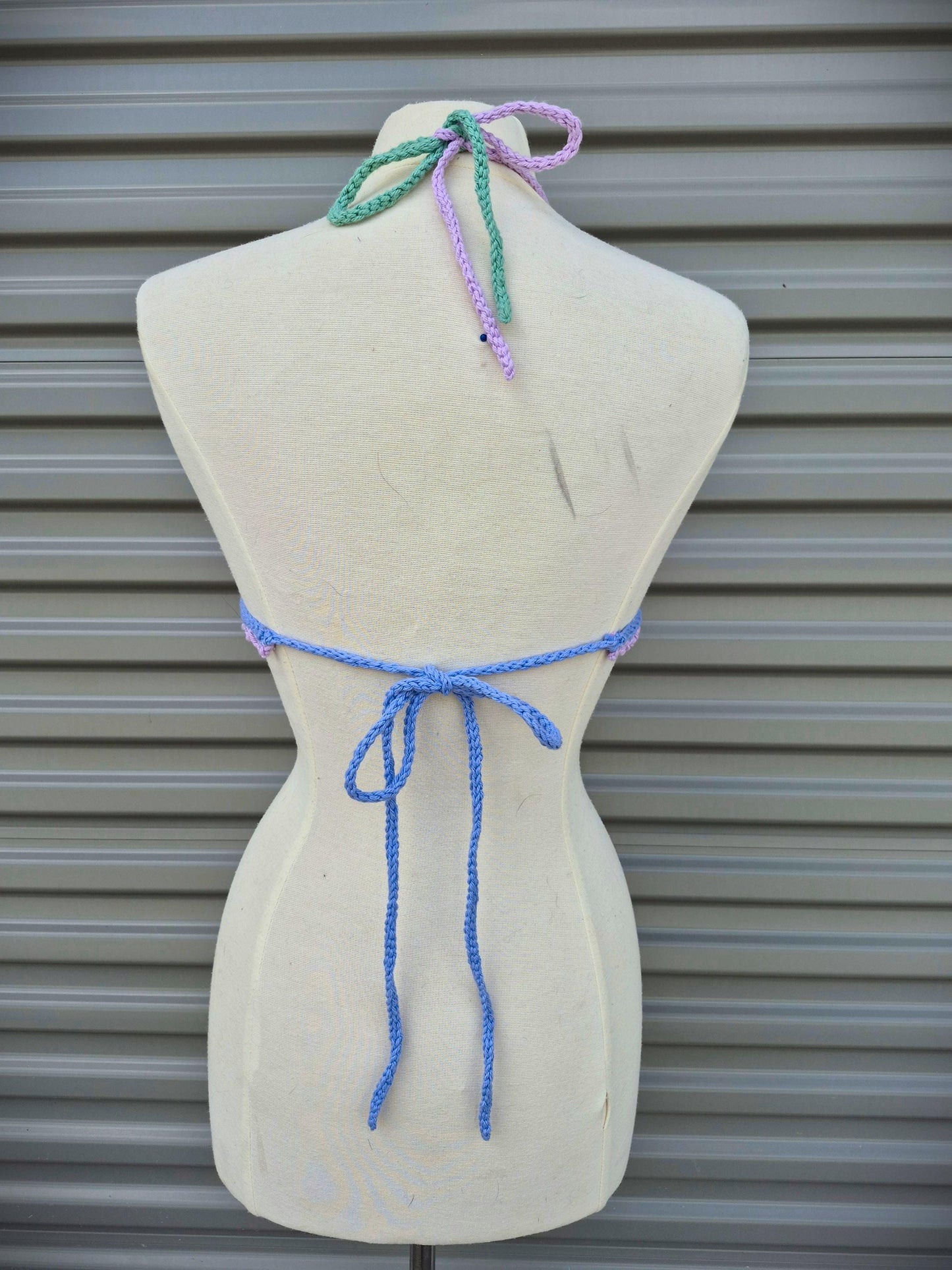 Sea life Bikini Top size B/C 100% Cotton