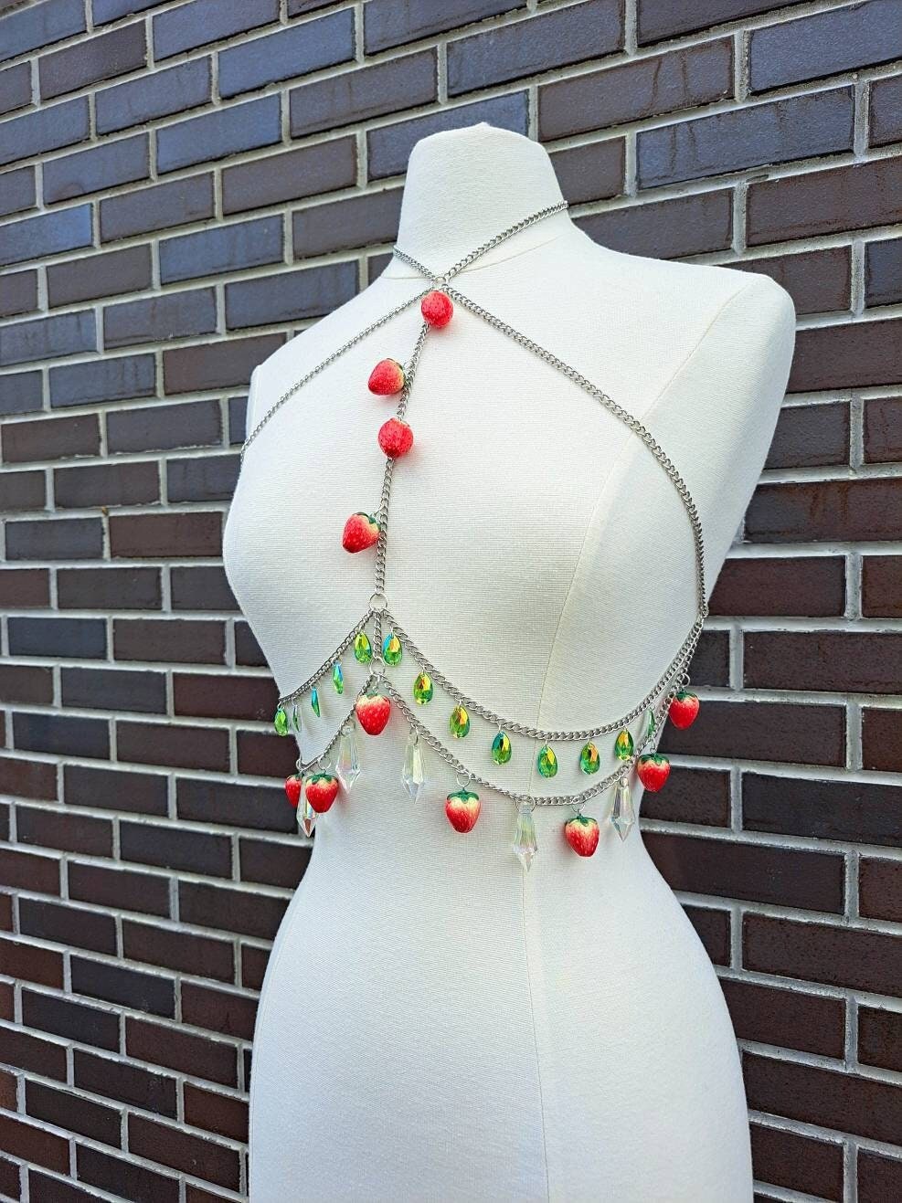 Custom Strawberry Body chain