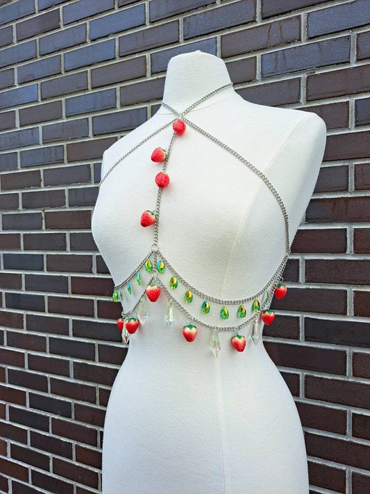 Custom Strawberry Body chain