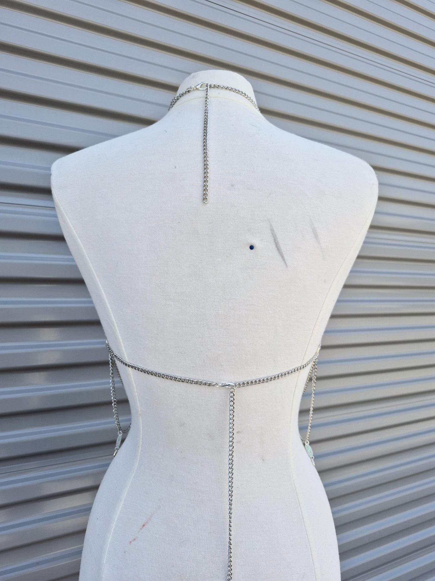 Alien Aura Space Rave Body Chain Adjustable